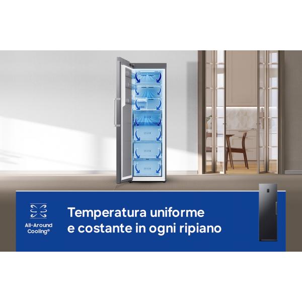 Congelatori Samsung FREEZER MONOPORTA BLACK CL. D RZ70H32HDFEF