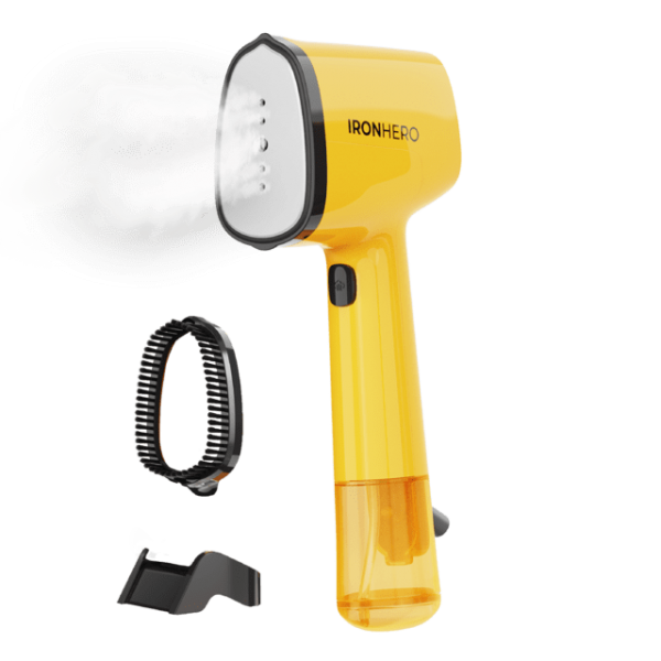 STIRO Cecotec_b STIRATORE VERTICALE 1500 W VAPORE GIALLO