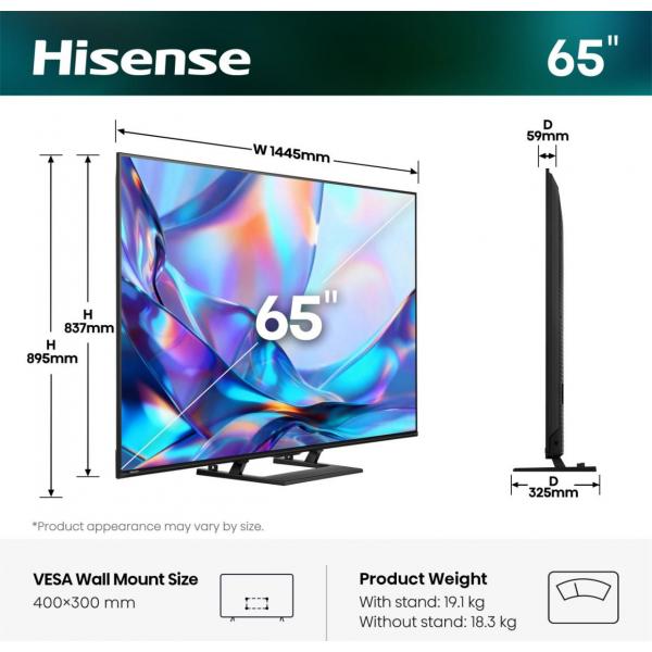 TV e Hotel TV Hisense 65 A79S QLED 4K UHD SMART STAND CEN 65A79S