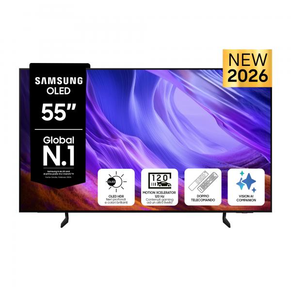 TV e Hotel TV Samsung TV 55 OLED 4K QE55S85HAEXZT