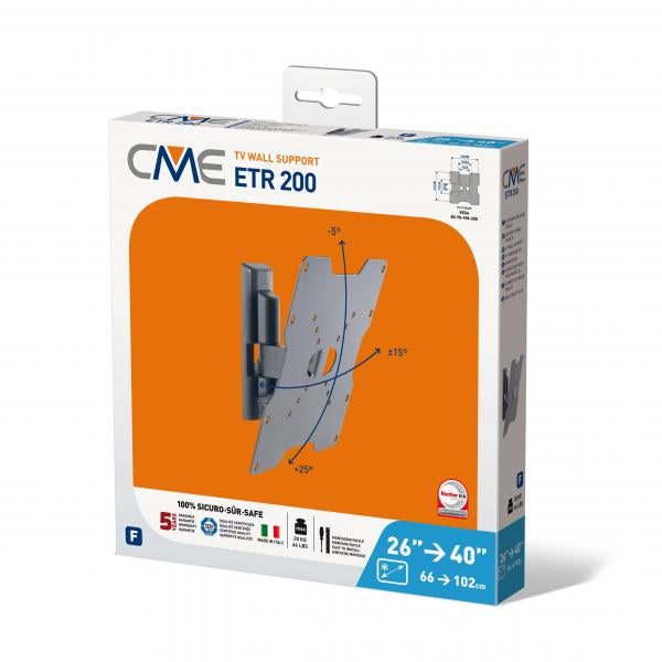 SUPPORTI TV/MONITOR Meliconi STAFFA PARETE CME ROTATION T ETR200 580412