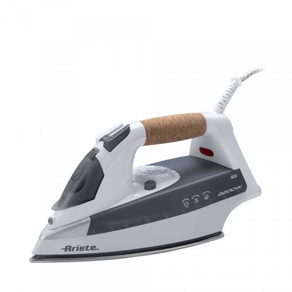 STIRO Ariete_b FERRO VAPORE 6232 2200W 300ML PIASTRA INOX GRIGIO