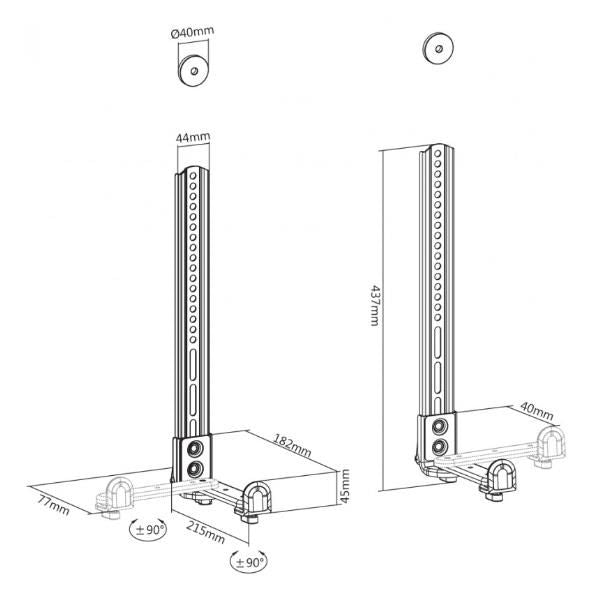 Accessori Televisori e Home Cinema Sopar SOUNDBAR HOLDER SBH114 !