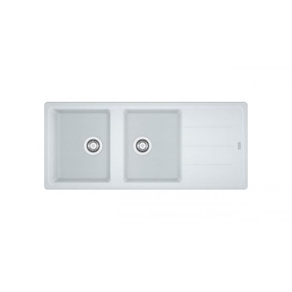 Franke &LAVELLO 1160X500 2V+SC BIANCO 9899995 114.0276.593 FRANKE FKBFG621WH