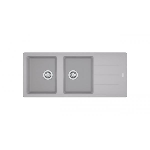 Franke &LAVELLO 1160X500 2V+SC ALLUMINIO 9899994 FRANKE 114.0276.592 FKBFG621ALU