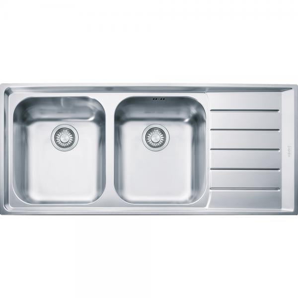 Franke &LAV NEPTUNE 1160X510 2V+SC DX + SCATOLA 85859742 FK 101.0040.734 FKNEX621DX