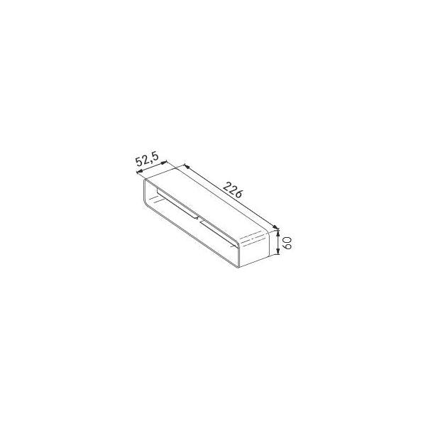 Franke &RACCORDO CONGIUNZIONE RETTANGOLARE 9925207 FRANKE 112.0040.337 FKZ9925207