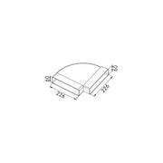 Franke &CURVA RETT/ORIZZ. 90 9925212 FK 112.0040.367 FKZ9925212