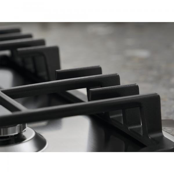 PIANI COTTURA Electrolux Piano cottura gas EGG3322NVX Domino 29 cm 2 fuochi Bruciatori Fiamma Pura Griglie in Ghisa Estetica Inox Dimensioni (LxP) mm: 290x510 mm. Colore: acciaio inox