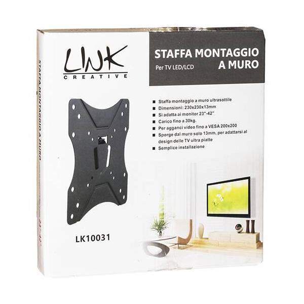 SUPPORTI TV/MONITOR Prodotti Bulk STAFFA ULTRASOTTILE TV 23-42" LK10031