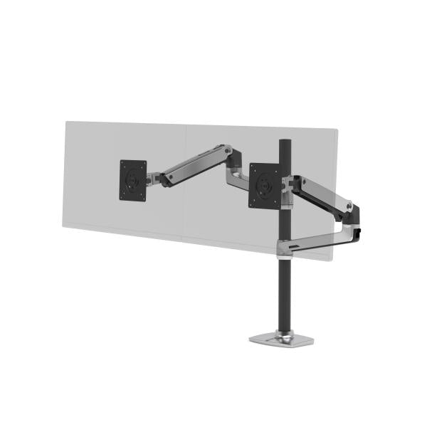 SUPPORTI TV/MONITOR Ergotron LX DUAL ARM TALL BLACK ACCENTS POL 45-549-026