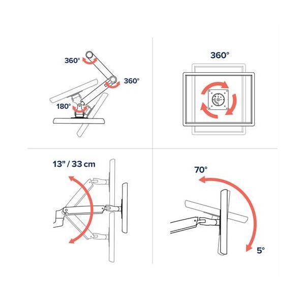 SUPPORTI TV/MONITOR Ergotron LX DESK MOUNT LCD ARM