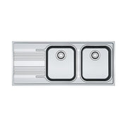 Franke &LAVELLO SMART INOX 116x50 2V SC SX SCATOLA 85864887 FRANKE 101.0356.896 FKSRXS621SX