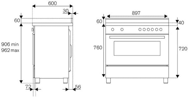 CUCINA LIBERA INSTALLAZIONE BERTAZZONI MPL96L1EXC