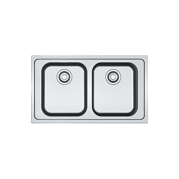 Franke &LAVELLO SMART INOX 86x50 2V SCATOLA 8586484 FRANKE 101.0356.666 FKSRXS620-86