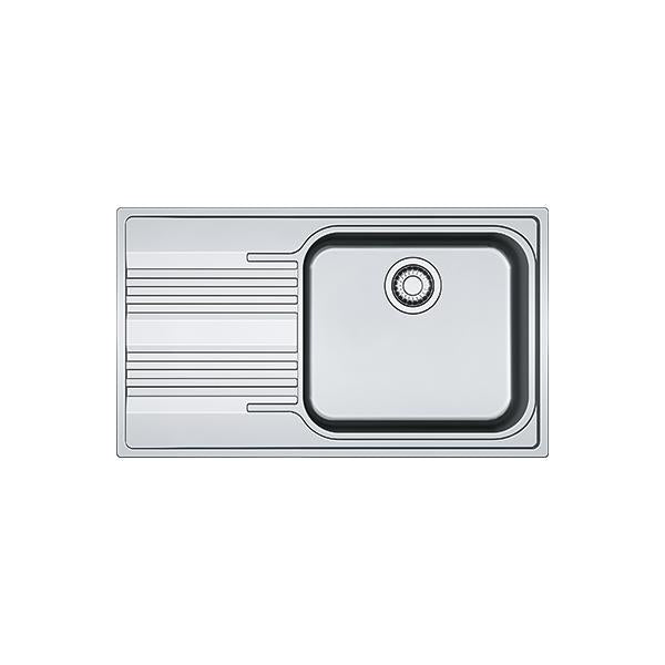 Franke &LAVELLO SMART 86X50 1V 45X40 + SC DX INOX SCATOLA 101.0356.881 FRANKE FKSRXS611-86LBDX