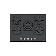 Franke PIANO COTT. 70 4GAS+TC F-LINE VETRO NERO GRIGLIE GHISA 106.0490.102 FK FKFHNS7054GTCCBK
