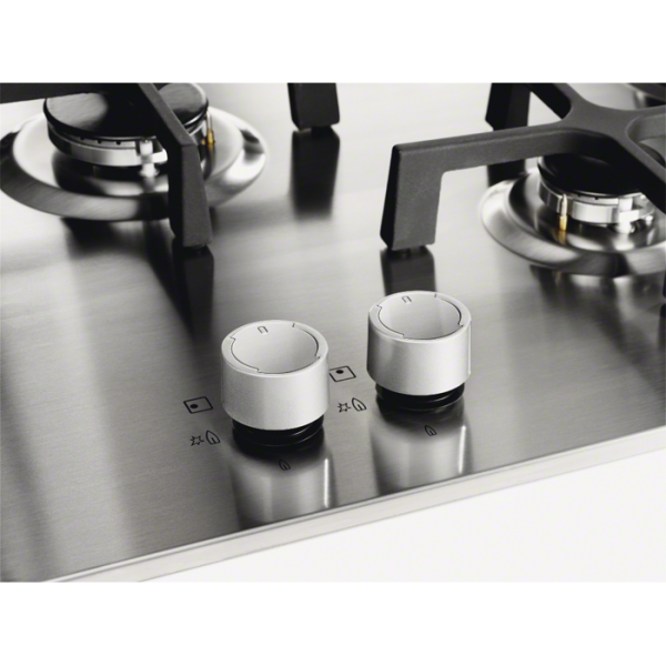 PIANI COTTURA Electrolux * Electrolux EGS6424X Acciaio Inossidabile, Da Incasso, Gas, Acciaio Inossidabile, 4 Fornello(I), 4 Fornello(I)