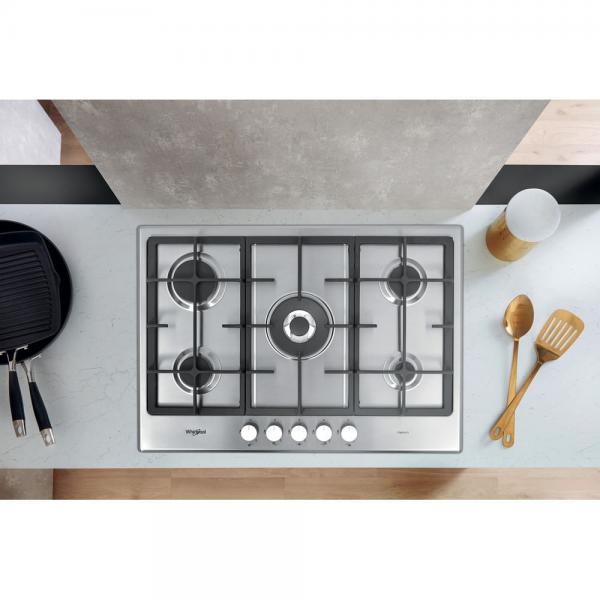 Piani Cottura Whirlpool PIANO BI 75CM GAS 5FUO GMR7522/IXL GMR7522/IXL