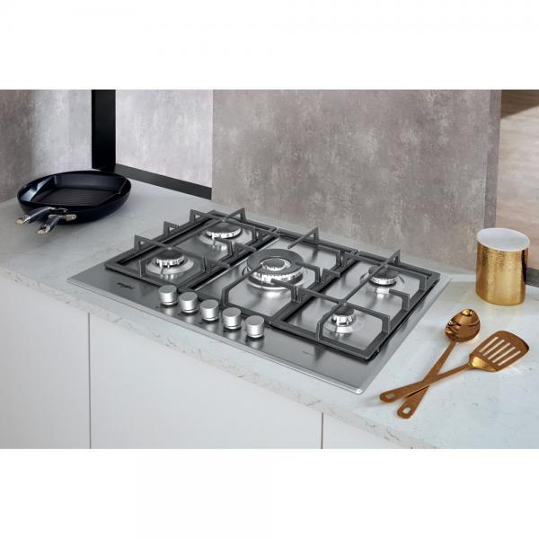 Piani Cottura Whirlpool PIANO BI 75CM GAS 5FUO GMR7522/IXL GMR7522/IXL