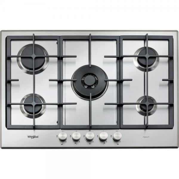 Piani Cottura Whirlpool PIANO BI 75CM GAS 5FUO GMR7522/IXL F234910