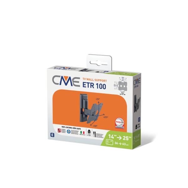 SUPPORTI TV/MONITOR Meliconi STAFFA PARETE CME ROTATION T ETR100 580411