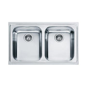 Franke LAV.79X50 2V INOX LOGICA-LINE +SCATOLA 8586384 FRANKE 101.0153.289 FKLLXS620