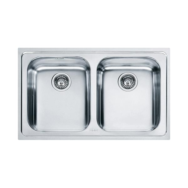 Franke LAV.79X50 2V INOX LOGICA-LINE +SCATOLA 8586384 FRANKE 101.0153.289 FKLLXS620