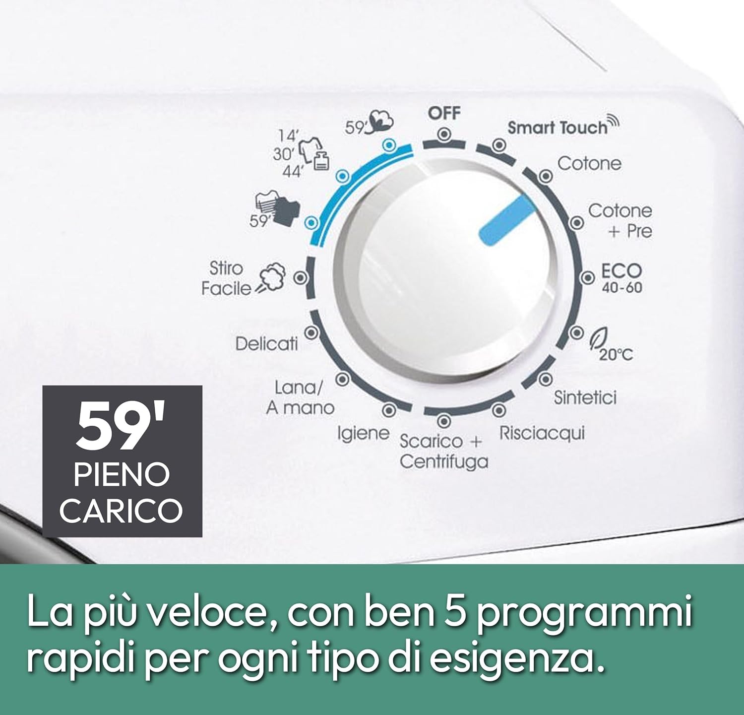 Candy CSS 129TW4-11 Lavatrice frontale 9 kg Classe B