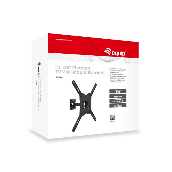 SUPPORTI TV/MONITOR Equip STAFFA TV PARETE 23/55 ARTICOLATA 650406