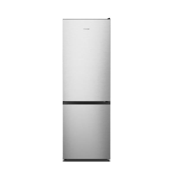 COMBINATI Hisense Combinato Total No Frost Multi Air Flow capacita netta 287 Litri Classe energetica: E. Dimensioni (AxLxP) mm: 178,5x600x592 mm. Colore: inox