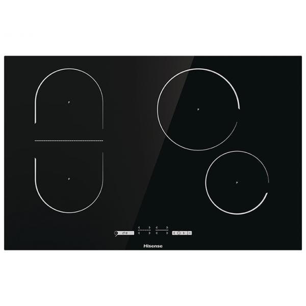 PIANI INDUZIONE Hisense Piano cottura a induzione 4 zone con 1 Area Bridge Assorbimento massimo 7200W con funzione power Management Vetro ceramica 60cm