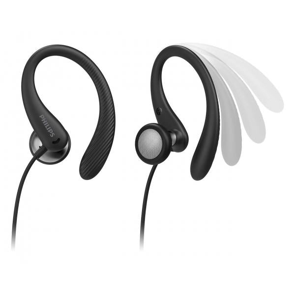 HEADPHONE Philips CUFFIE SPORTIVE IN-EAR CON MICROFONO BLACK