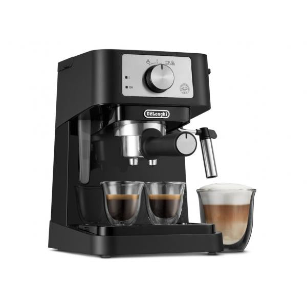 PREPARAZIONE CIBO Delonghi_b MACCHINA CAFFE POLVERE/CIALDE NERA/ARGENTO