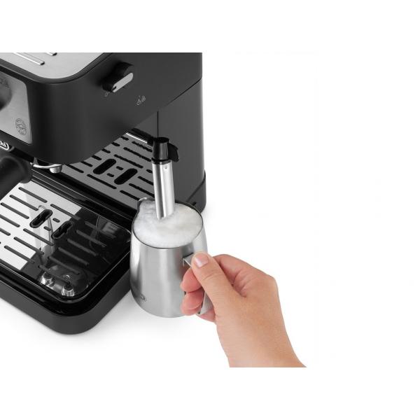 PREPARAZIONE CIBO Delonghi_b MACCHINA CAFFE POLVERE/CIALDE NERA/ARGENTO