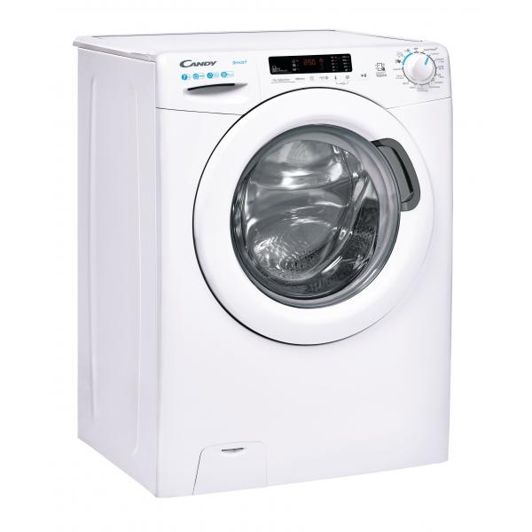 LAVATRICE SLIM Candy CS1272DE/1-11 Lavatrice,Smart 7 Kg, 1200 Giri, 16 Programmi, Connettivita NFC, Cicli Rapidi, Rilevatore Kg, Classe D,
