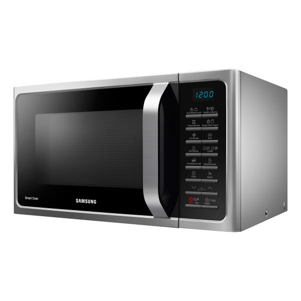 MICROONDE Samsung Samsung Mc28H5015As, Superficie Piana, Microonde Combinato, 28 L, 900 W, Pulsanti, Nero, Argento