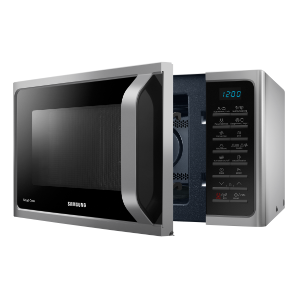 MICROONDE Samsung Samsung Mc28H5015As, Superficie Piana, Microonde Combinato, 28 L, 900 W, Pulsanti, Nero, Argento