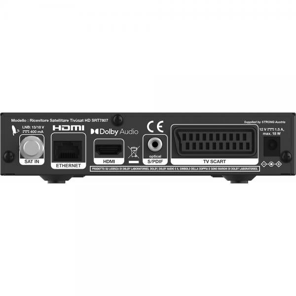 Decoder Strong DECODER S2 TVSAT SRT 7807 SRT7807TIVU
