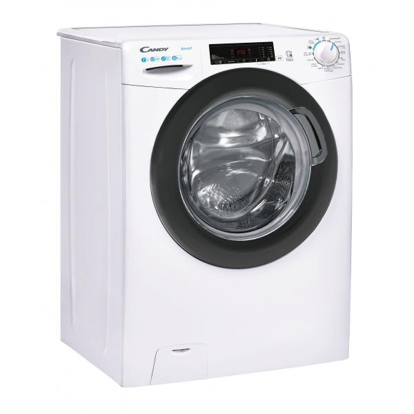 LAVATRICE SLIM Candy CSS4127TRE/1-11 Lavatrice Smart Slim 7 Kg Classe D Profondita 45 cm Centrifuga 1200 giri Funzione Vapore L x P x A (cm) 60x45x85