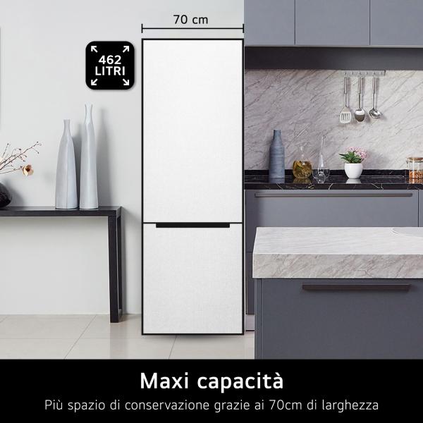 Frigoriferi Lg COMBI E TNF 185X70CM NERO WIFI GBB569MCAMN