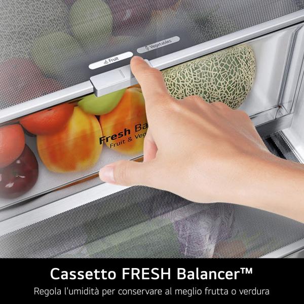 Frigoriferi Lg COMBI E TNF 185X70CM NERO WIFI GBB569MCAMN
