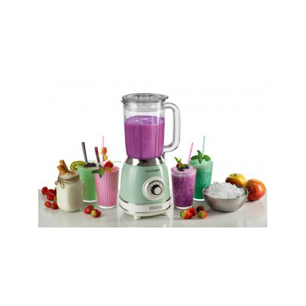 PREPARAZIONE CIBO Ariete_b FRULLATORE VINTAGE 1000 W 1,5 LT 4 VEL PULSE VERDE