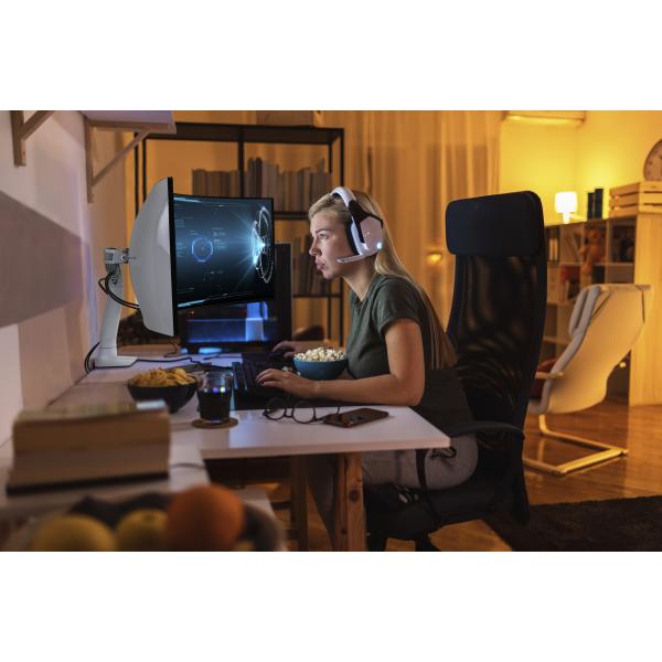 SUPPORTI TV/MONITOR Ergotron HX DESK ARM WITH HD PIVOT BLACK 45-647-224