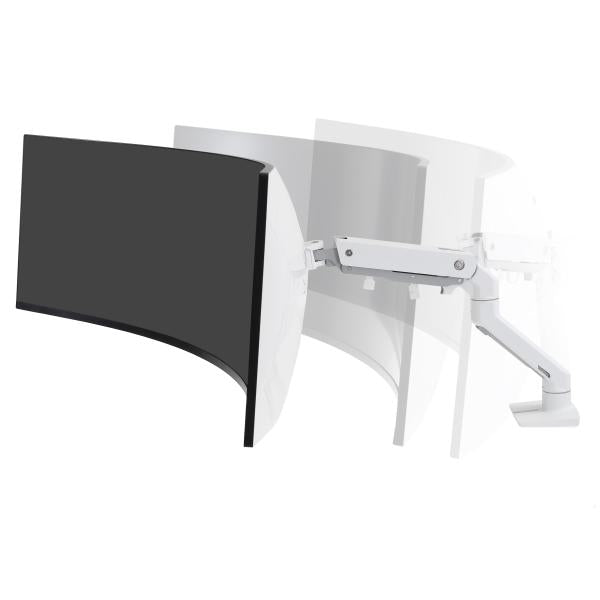 SUPPORTI TV/MONITOR Ergotron HX DESK ARM WITH HD PIVOT WHITE 45-647-216