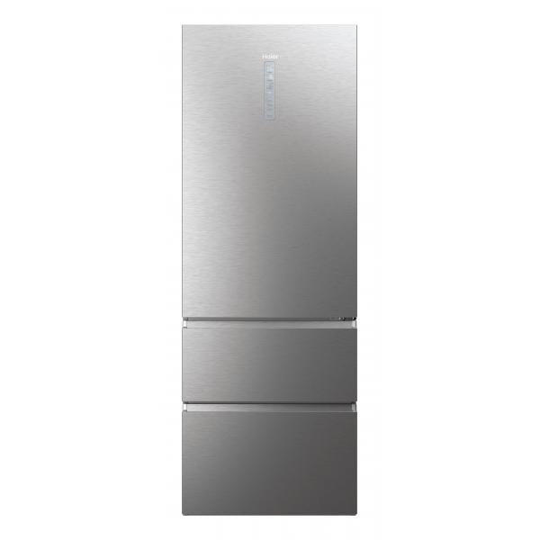 COMBINATI 3 PORTE Haier HTW7720ENMP Combin 3D 2mt 70cm 483lt platin. inox