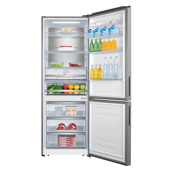 COMBINATI Hisense Combinato Dual No Frost Multi Air Flow,capacita 495 Litri Classe energetica: E. Dimensioni (AxLxP) mm: 2000x704x694 mm. Colore inox