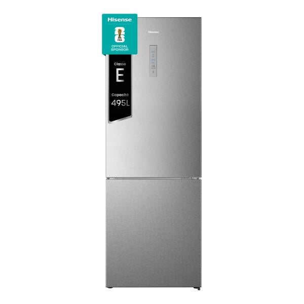 COMBINATI Hisense Combinato Dual No Frost Multi Air Flow,capacita 495 Litri Classe energetica: E. Dimensioni (AxLxP) mm: 2000x704x694 mm. Colore inox