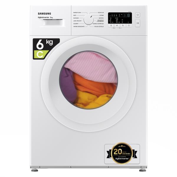 Samsung LAVATRICE 6 kg 1200 giri (NEL) C prof. 40 cm SAMSUNG SMWW60A3120WE