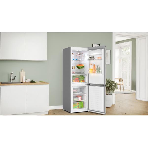 Frigoriferi Bosch COMBI 186X60 D TNF INOX
